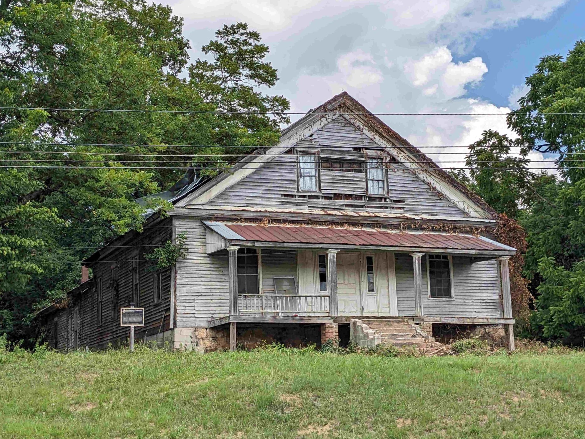 McConnell-Chadwick House MHS cleanup exterior