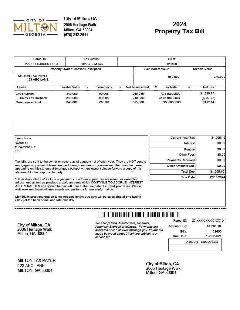 2024.Milton.Property.Tax.Bill