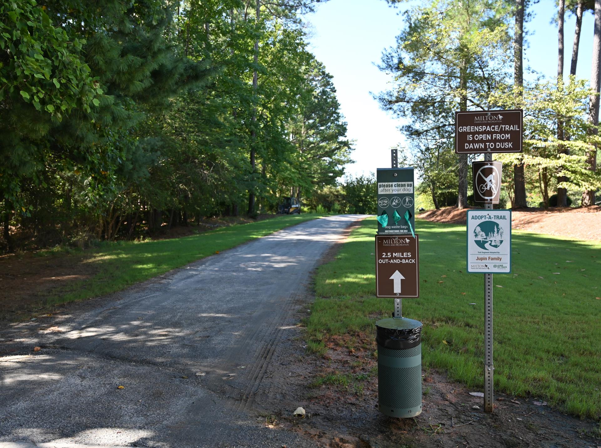 Start of the trail at MCPP