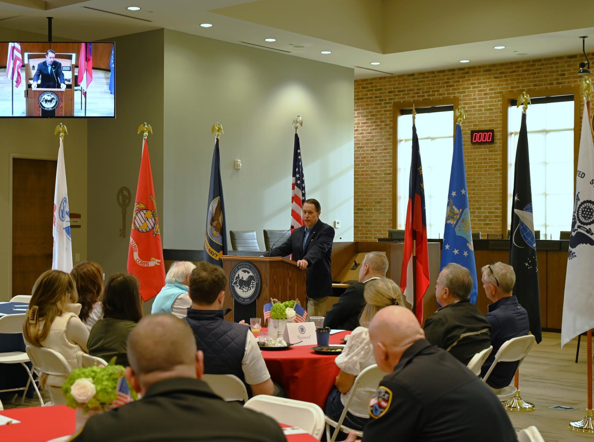 Speakers urge support for, leadership from veterans at annual breakfast