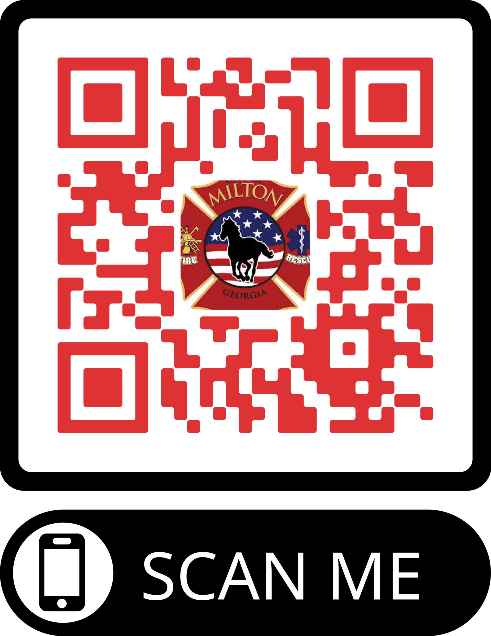 Milton Fire QR Code