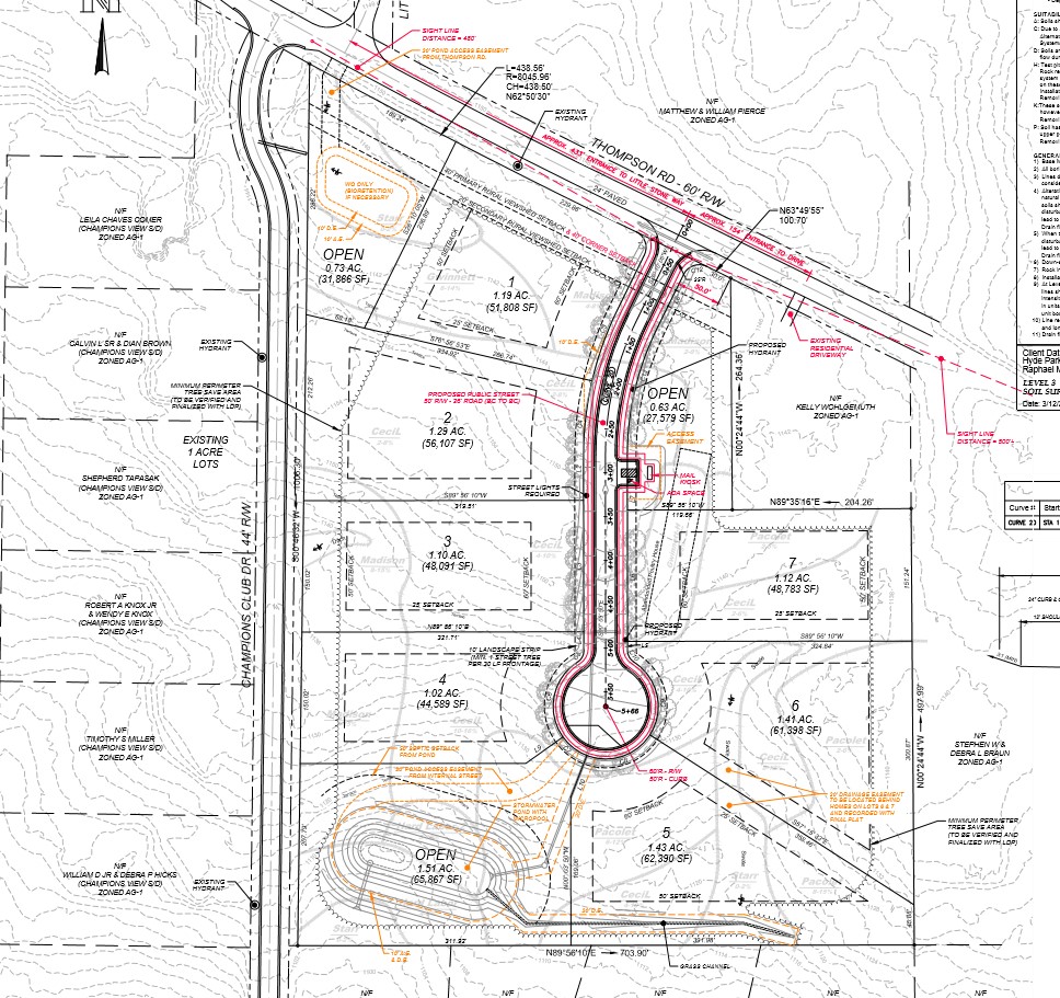 Thompson Road sketch