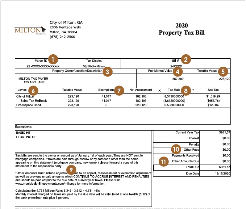 City.of.Milton.Property.Tax.Bill