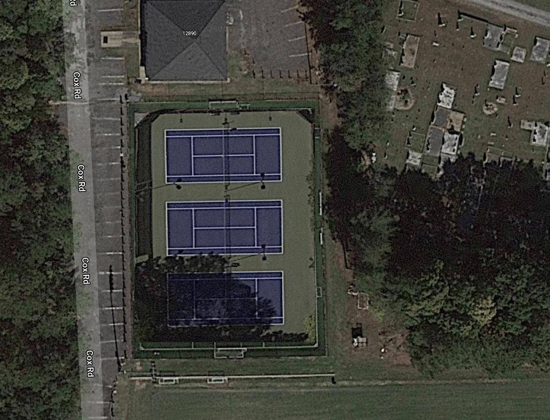 3 Tennis Courts on Cox Road athletic