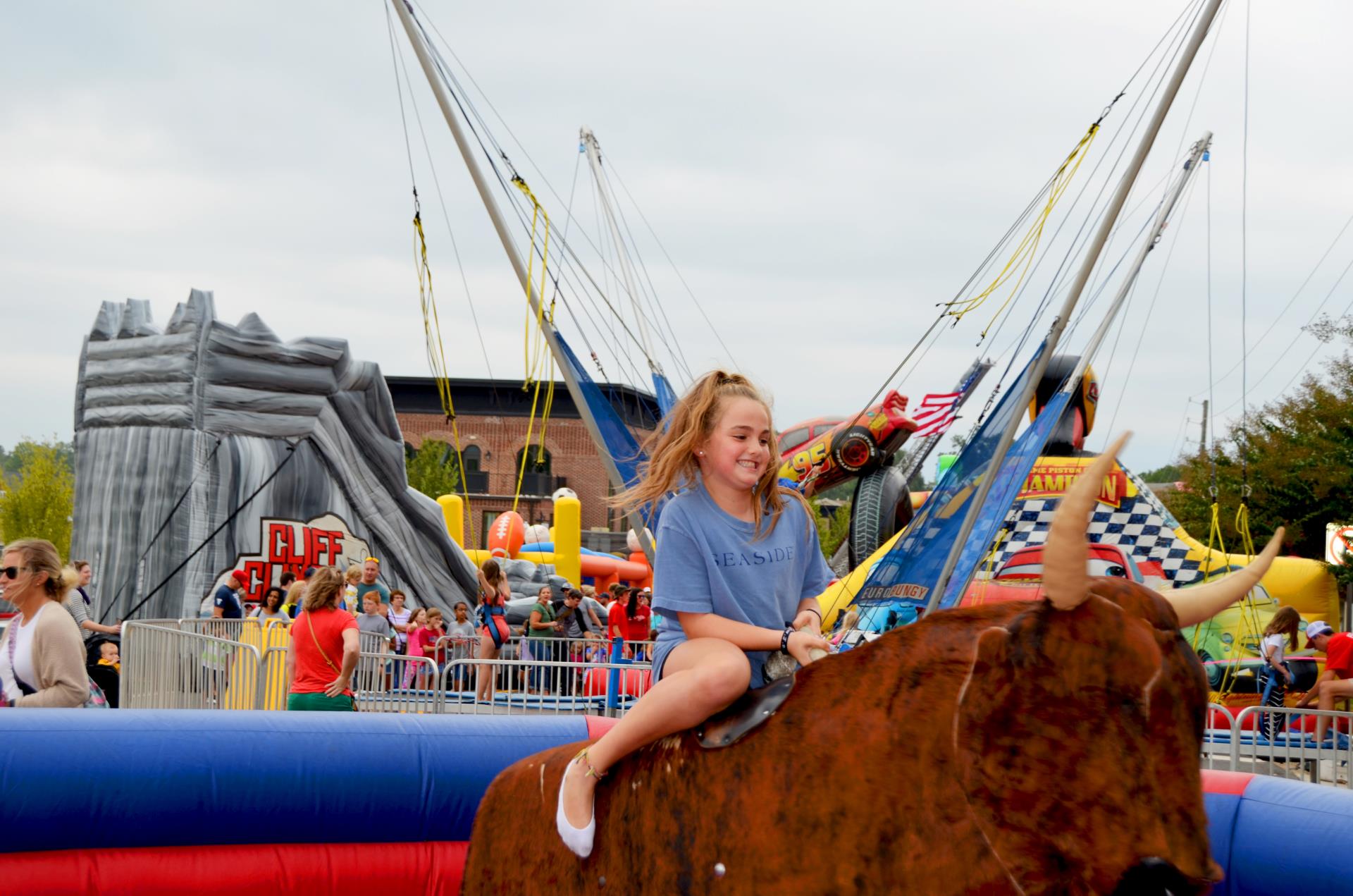 Crabapple Fest mechanical bull