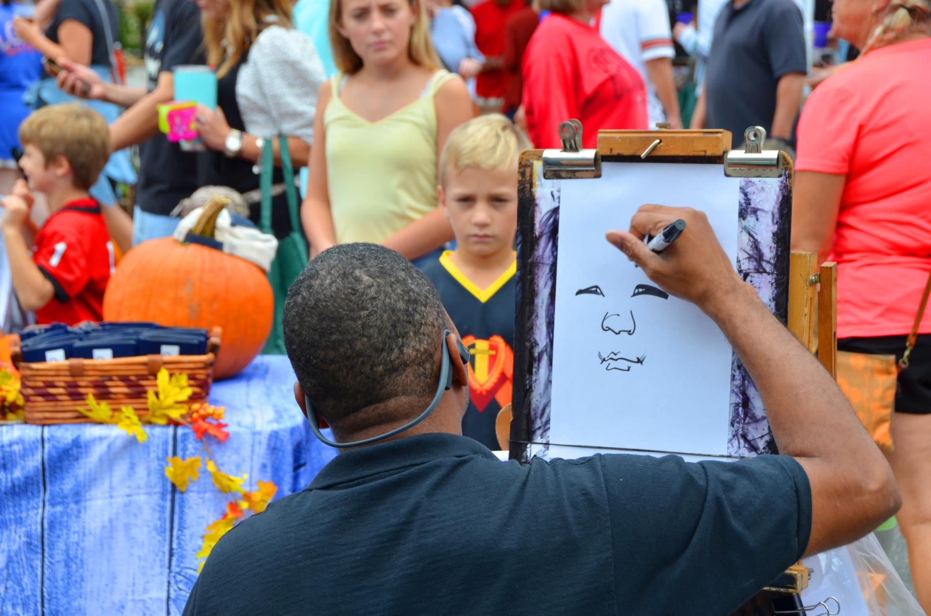 Crabapple Fest caricature