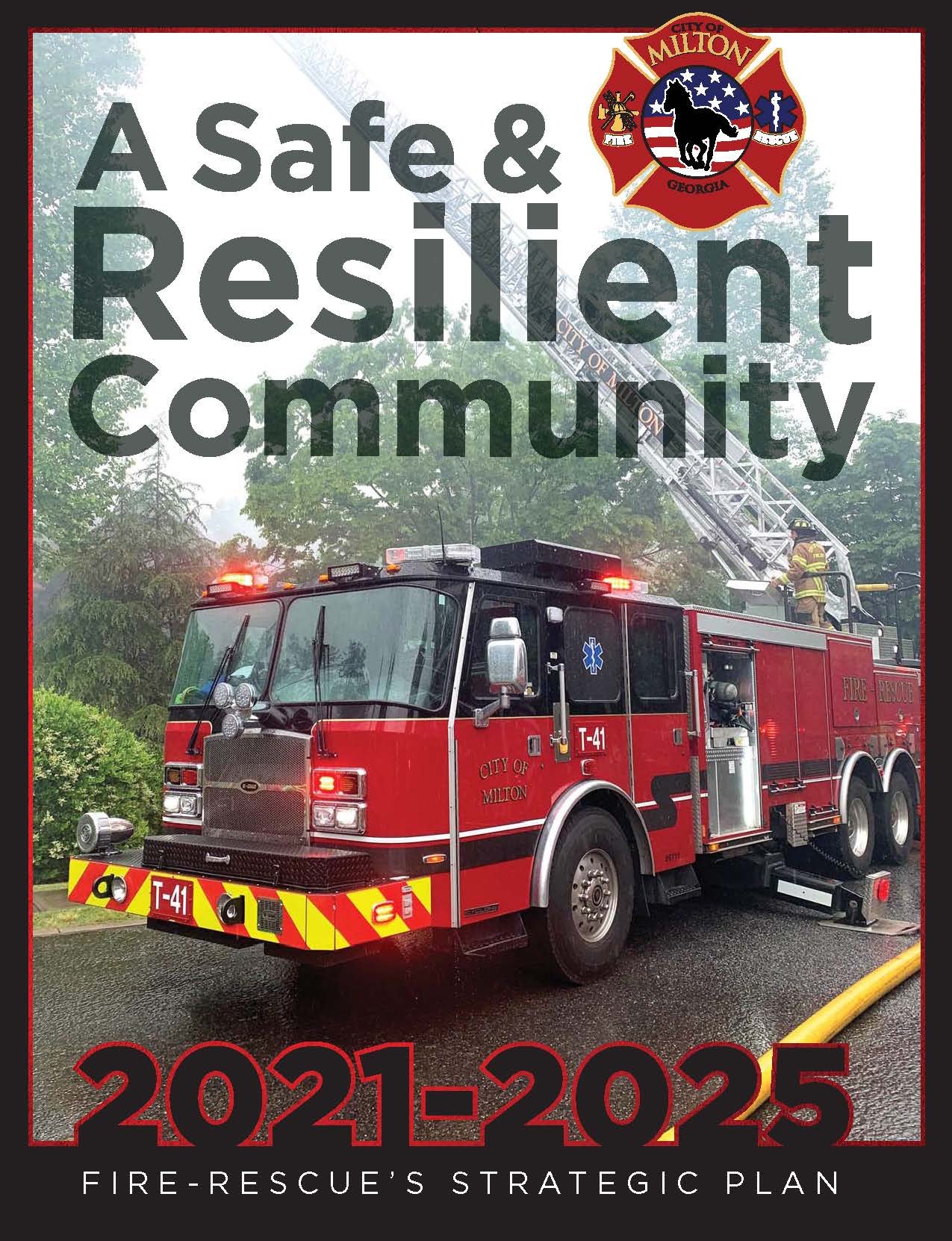 2021-2025 Fire Strategic Plan cover