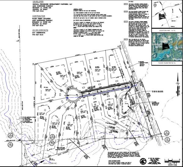 Lyndon Creek final plat with parcels