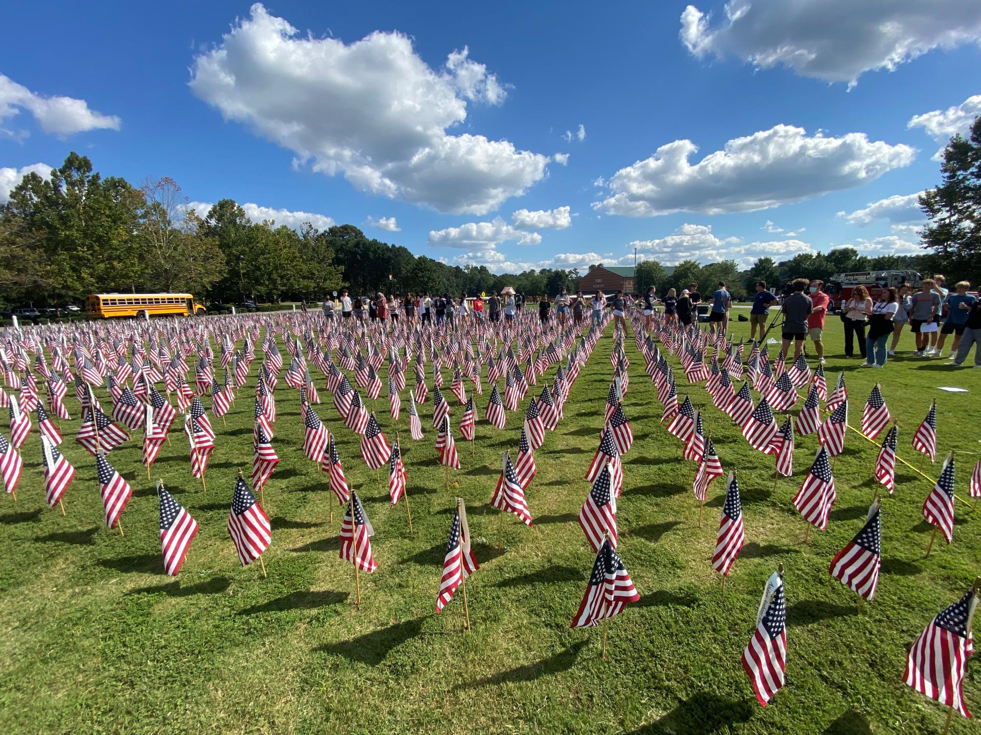 Milton.High.flag.planting.early.Sept.2021.flag.view