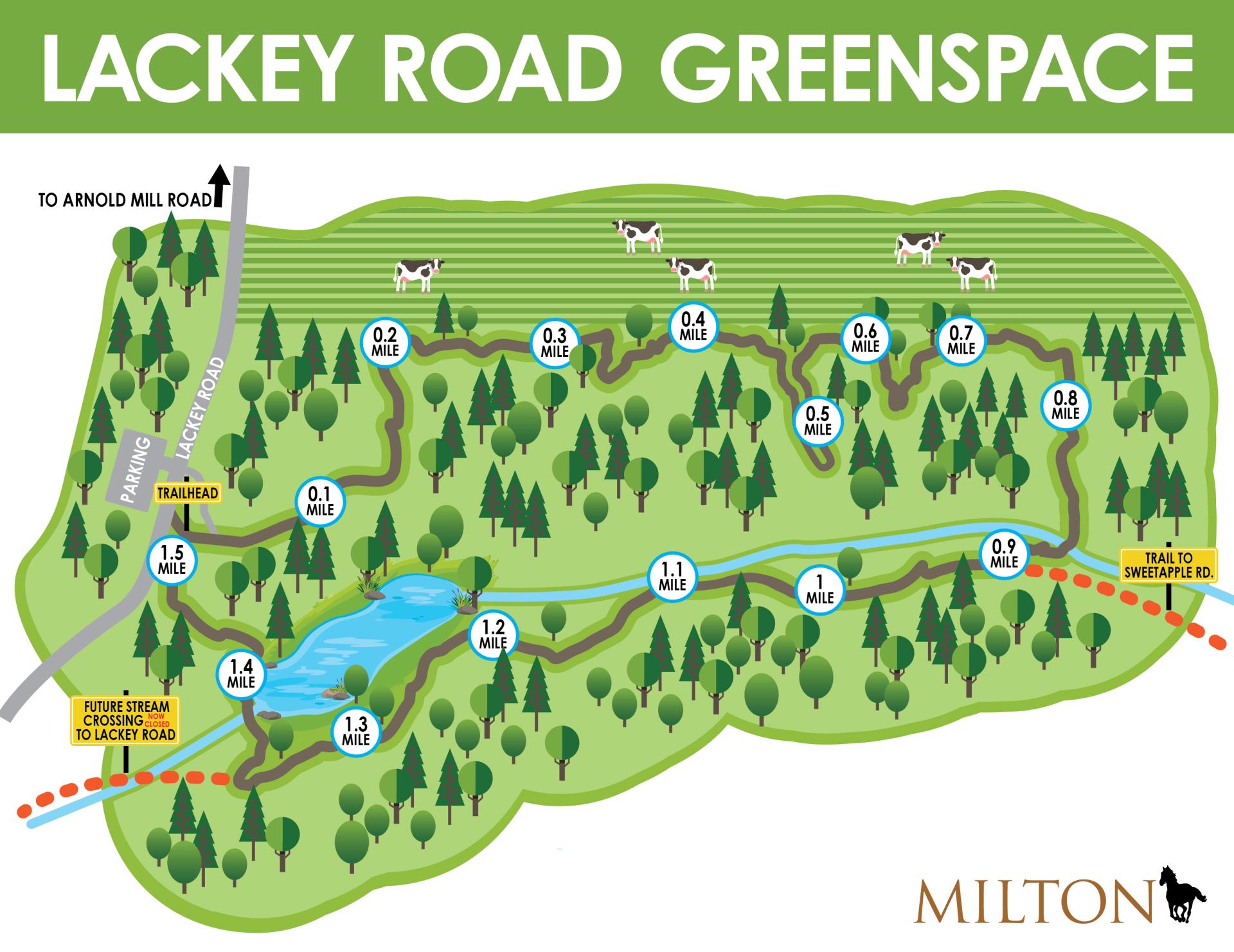 Lackey Road Greenspace Map