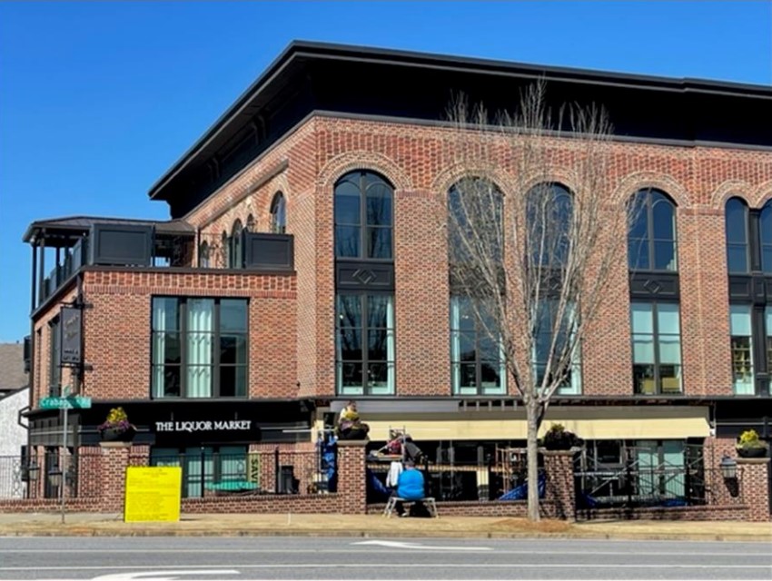 Crabapple Market indoor auditorium roadview picture