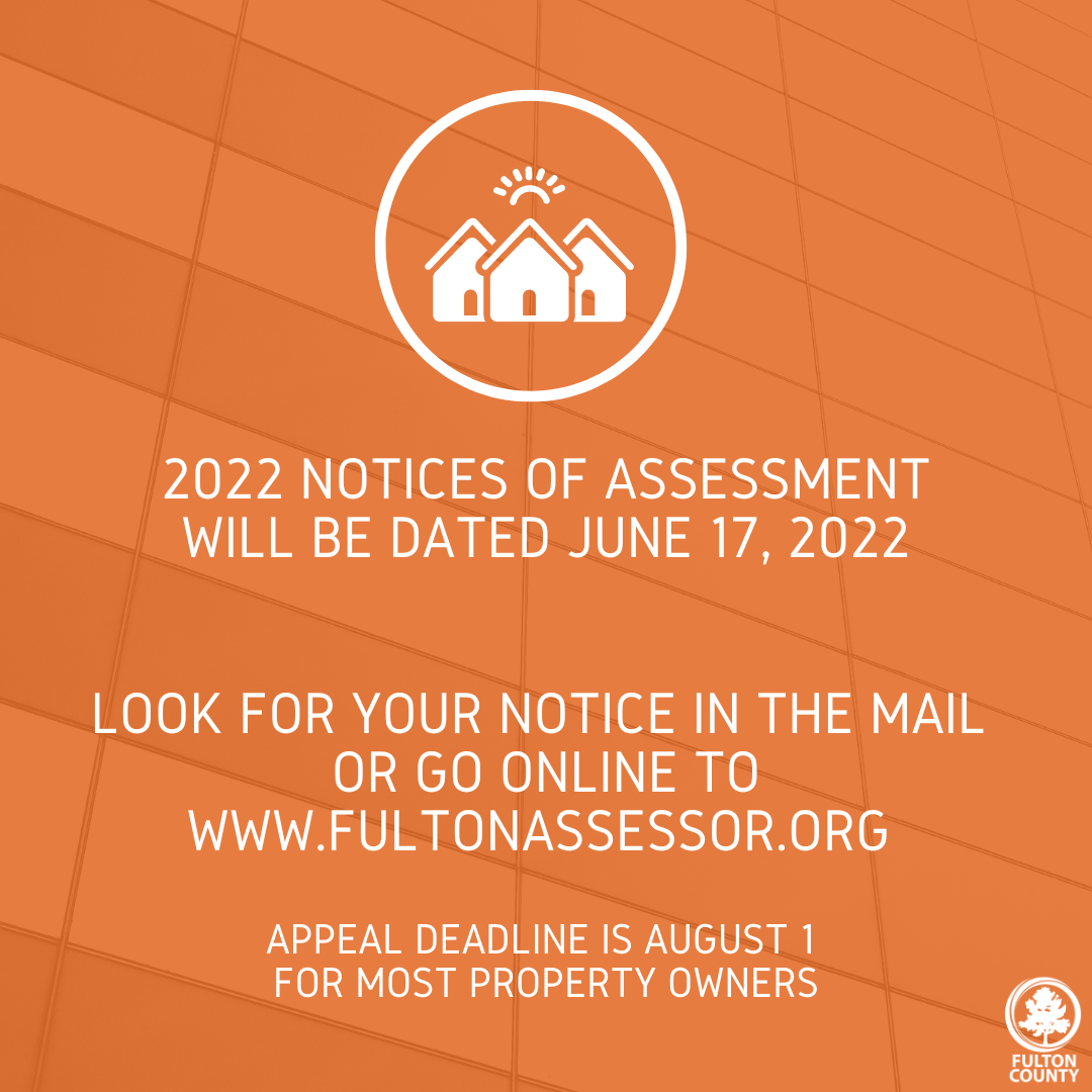 2022 - Fulton County Assessment Social Post Graphic