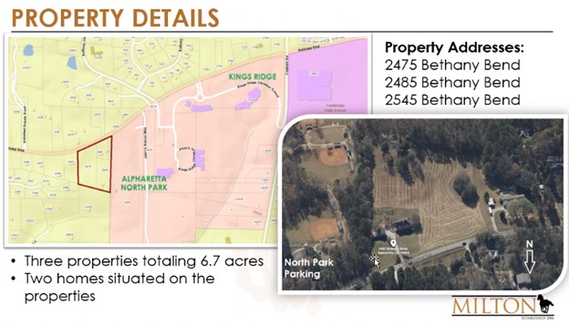 Park property land acquisition Bethany Bend