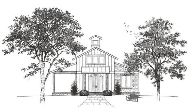 proposed Brittle Road barn front