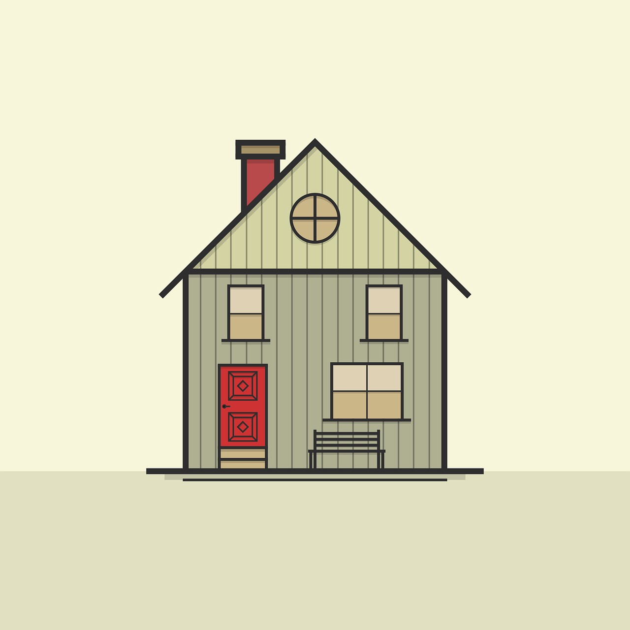 house illustration property tax