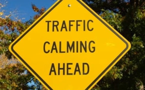 traffic calming sign