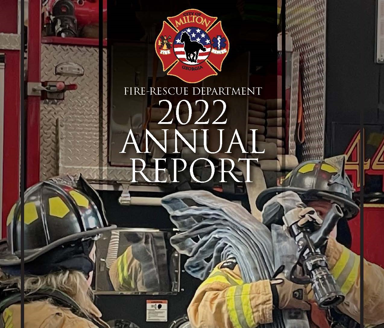 horizontal.2022 Milton Fire Annual Report