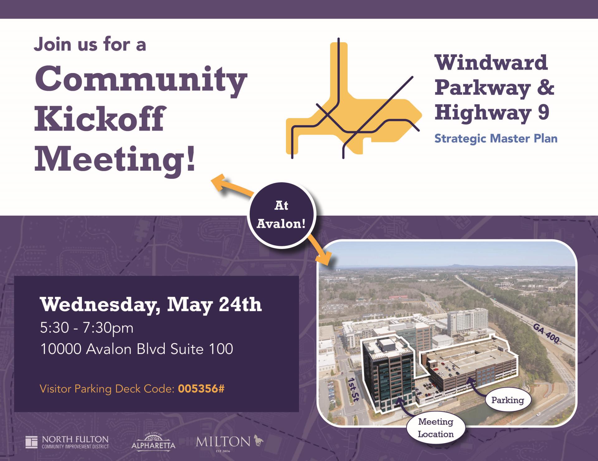 Windward Parkway Hwy 9 - Community Meeting 1 Announcement