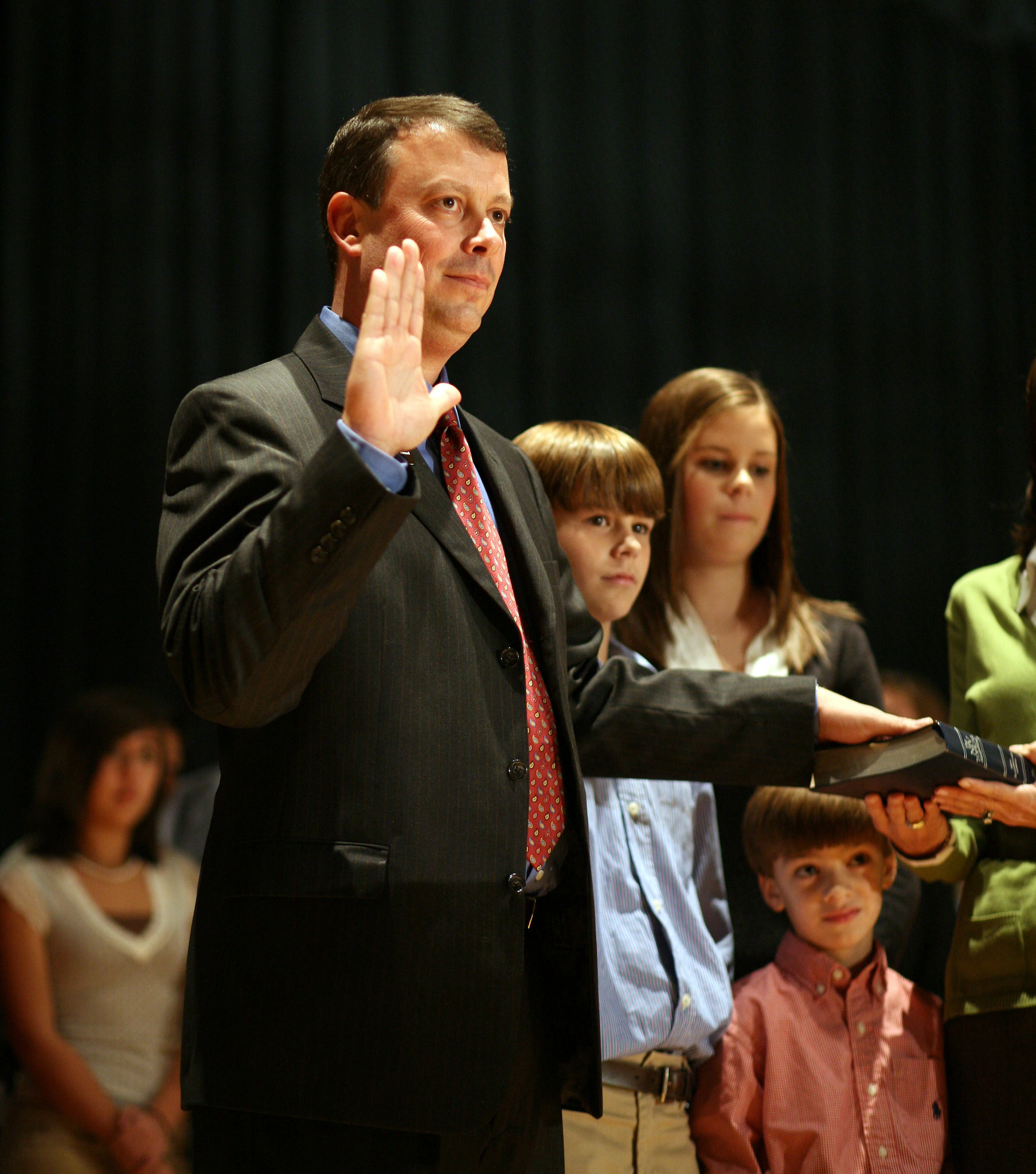 Mayor Lockwood swearing in