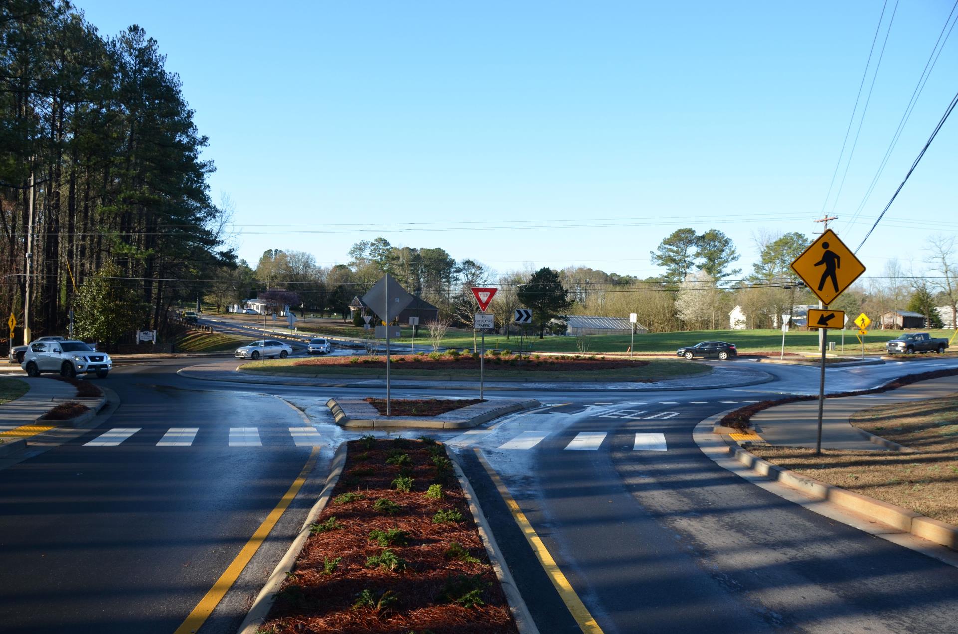 Providence Freemanville roundabout