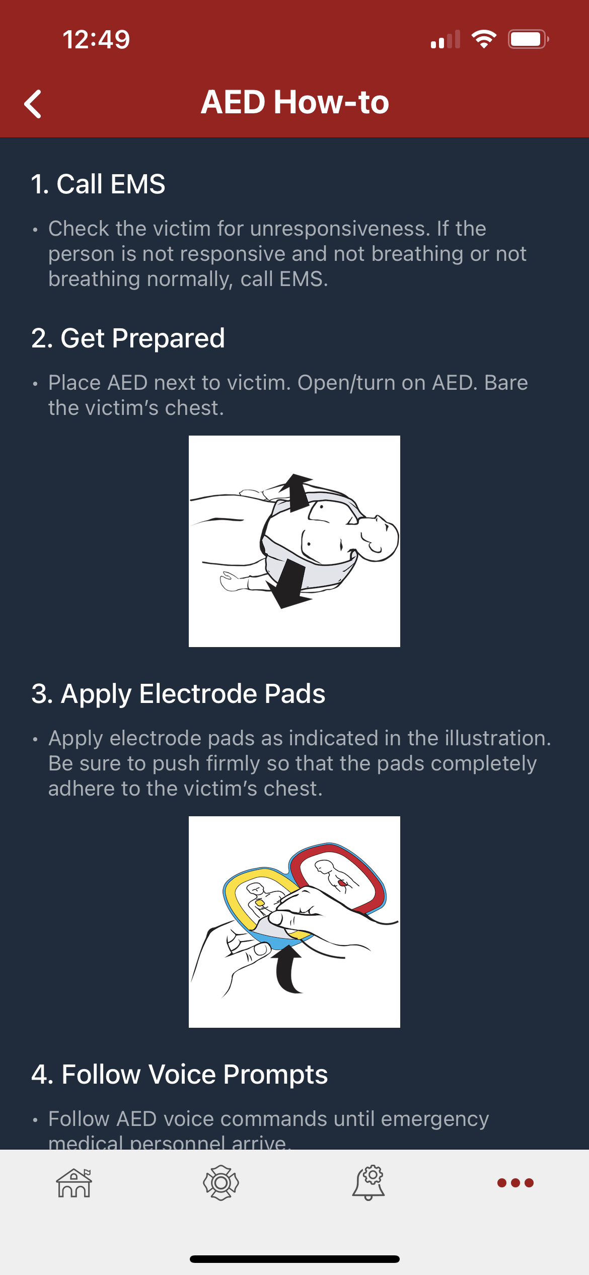 AED How to screen