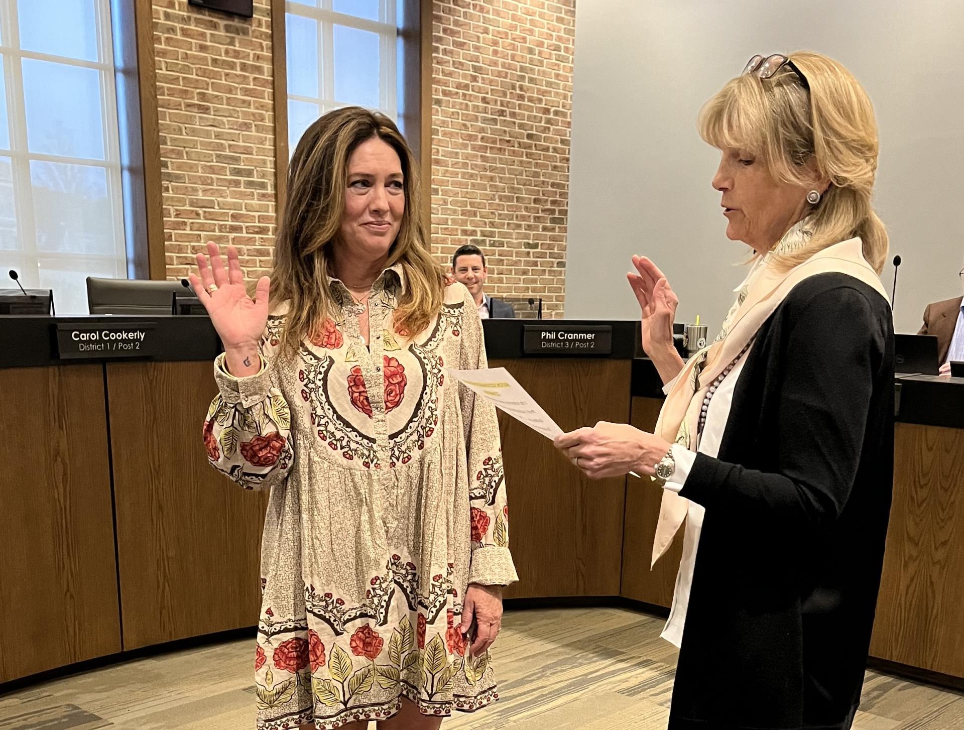 Kelly Christian swearing in