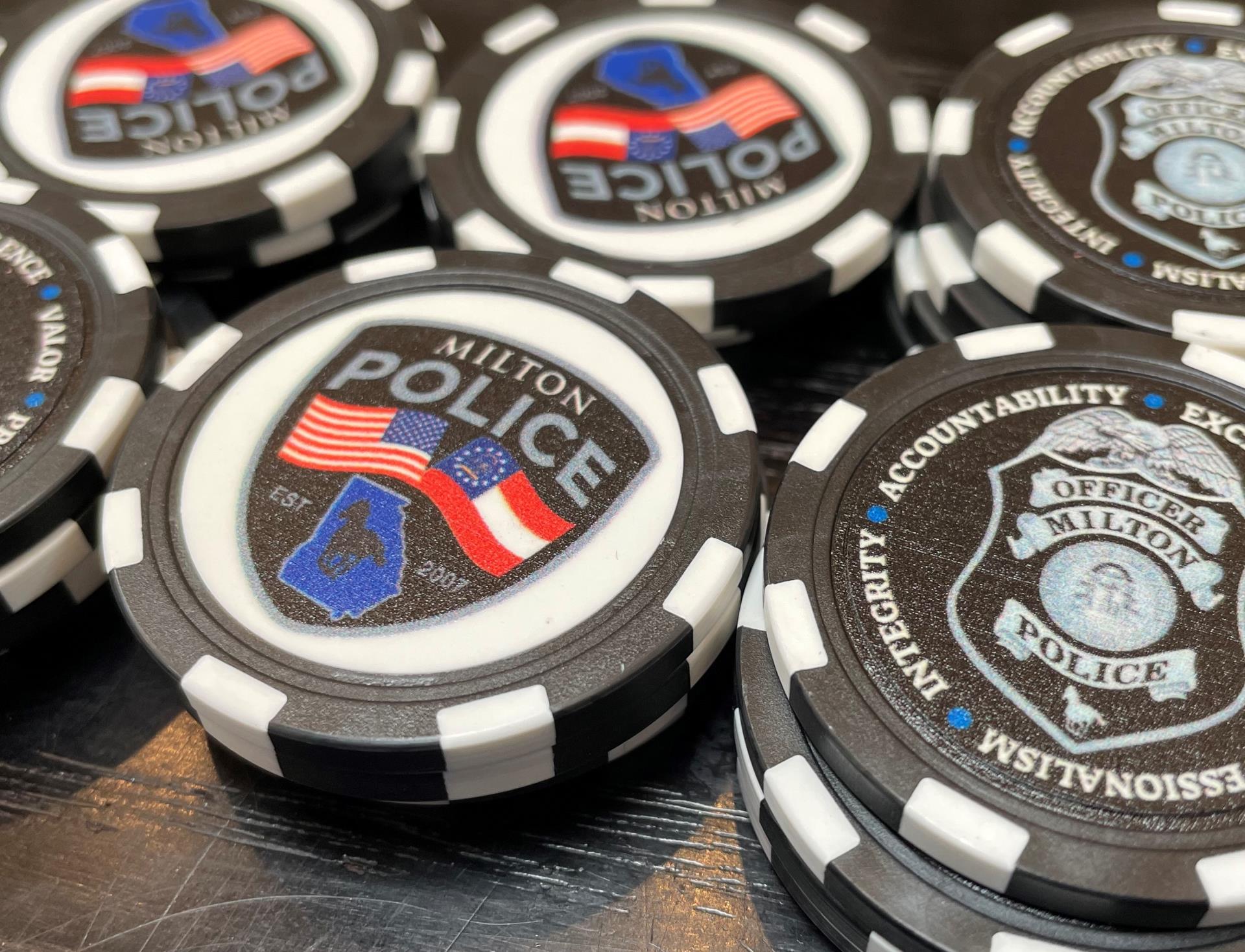 PD Chips Tokens closeup