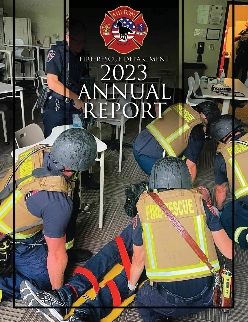 2023 Fire Annual Report Cover