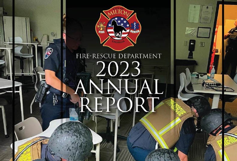 Horizontal 2023 Fire Annual Report Cover