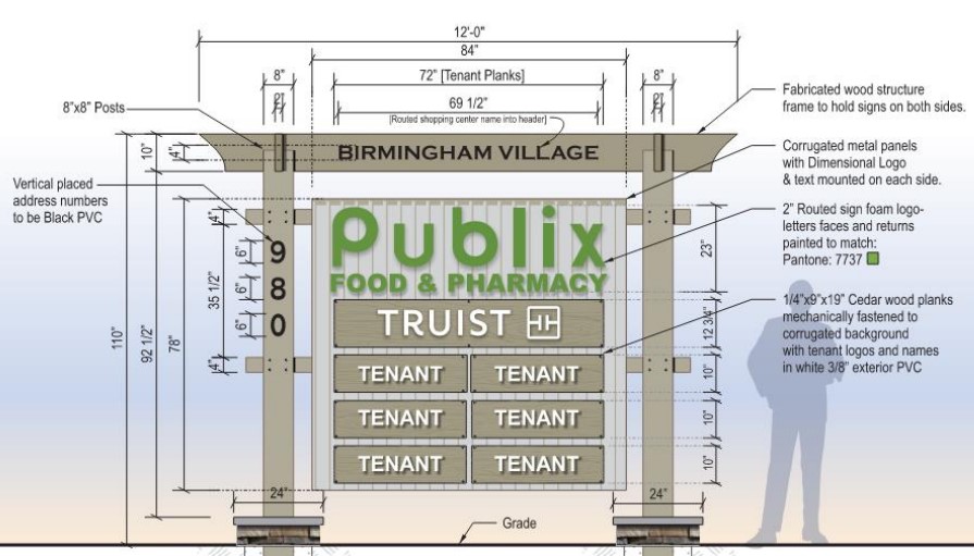 July16.2024.BZA.Birmingham Crossroads proposed signage